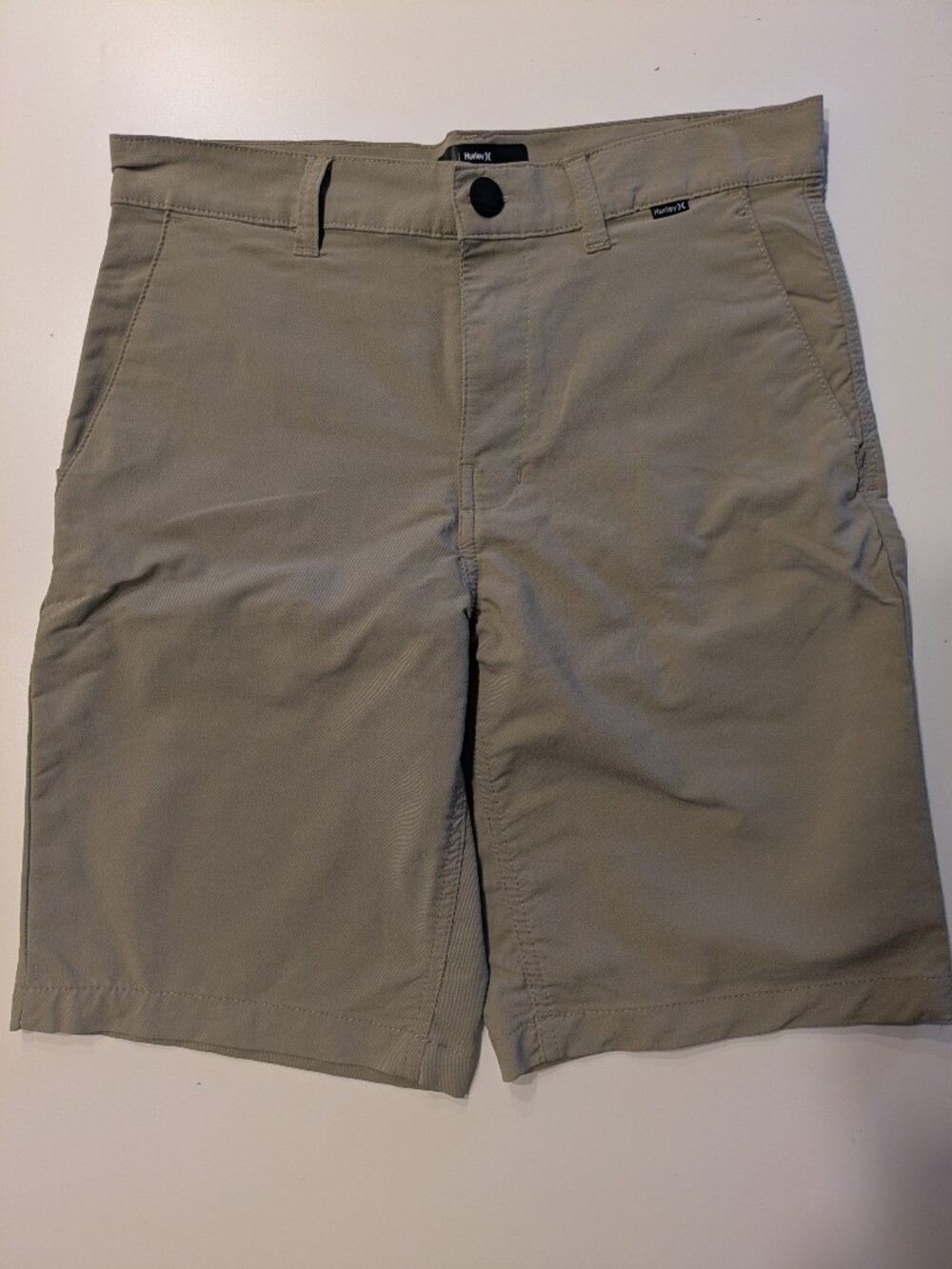 Hurley Kid’s Tan Flat Front Shorts